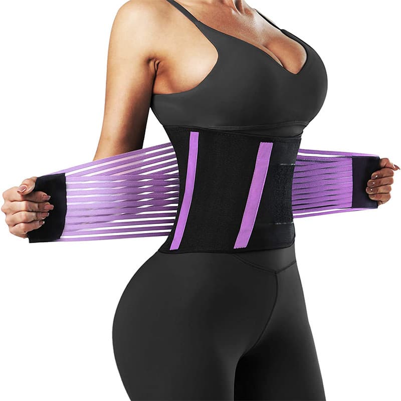 New Adjustable Abdominal Belt Waist Trainer Waist Belt Shape Recovery Restraint Belt Fitness Belt