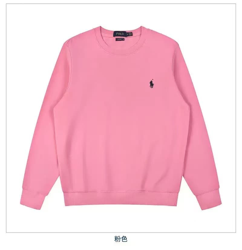 Pull unisexe à col rond fin en coton, style décontracté, avec broderie poney et manches longues, collection printemps-automne 2025.
