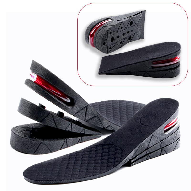 Height Increasing Sports Insoles, Men's And Women's, Invisible Breathable Air Cushion, 3cm/5cm Full/half Insole, Inner Height Increasing Insole