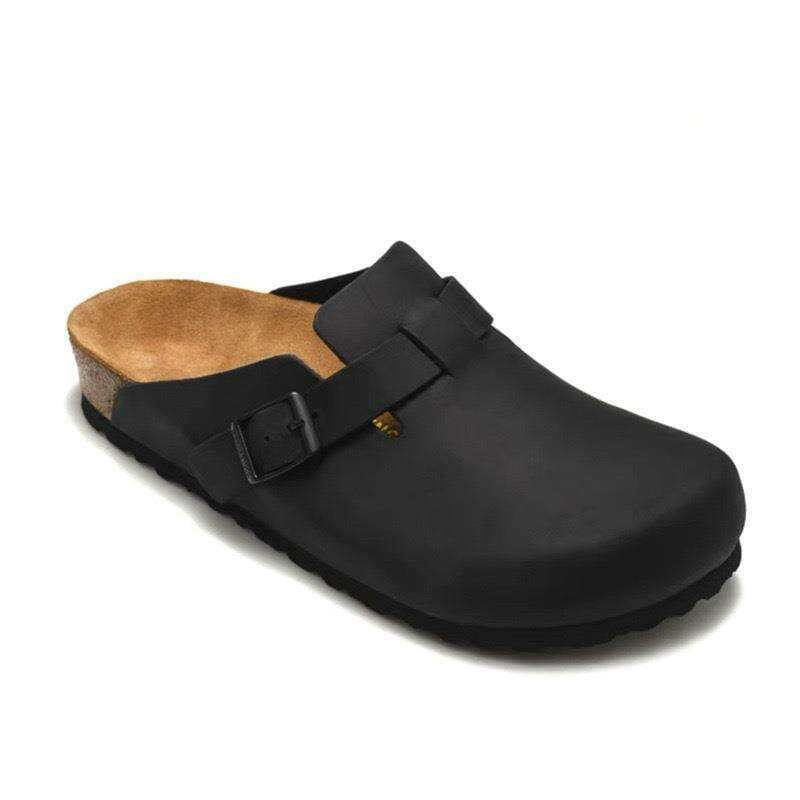 Bandeau BK Demi-Tug, Chaussons Buston Cool, Chaussures Boken en Cuir Véritable et Liège pour Hommes et Femmes, Couple