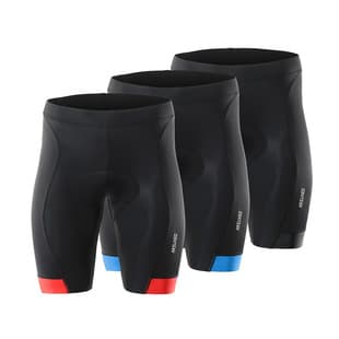 NOKO-ARSUXEO Men's Reflective Tight Stretch Pants, Road Cycling Pants, Silicone Pad, Summer Quick-drying Breathable Mountain Pants