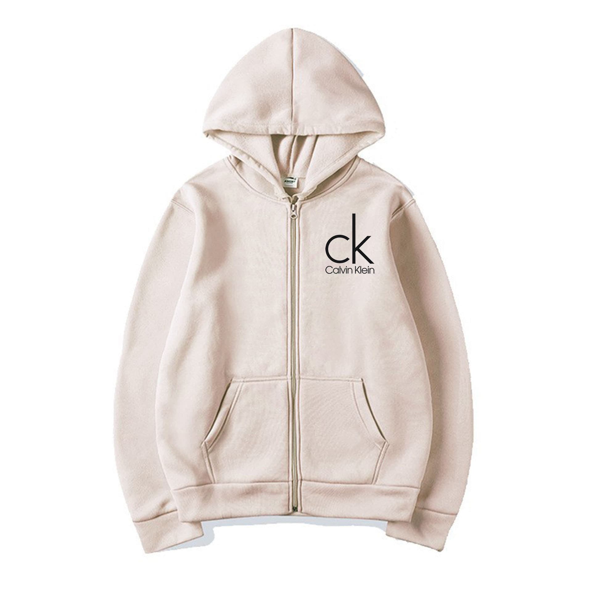 Cardigan imprimé sweat à capuche automne et hiver haut à fermeture éclair pour femme