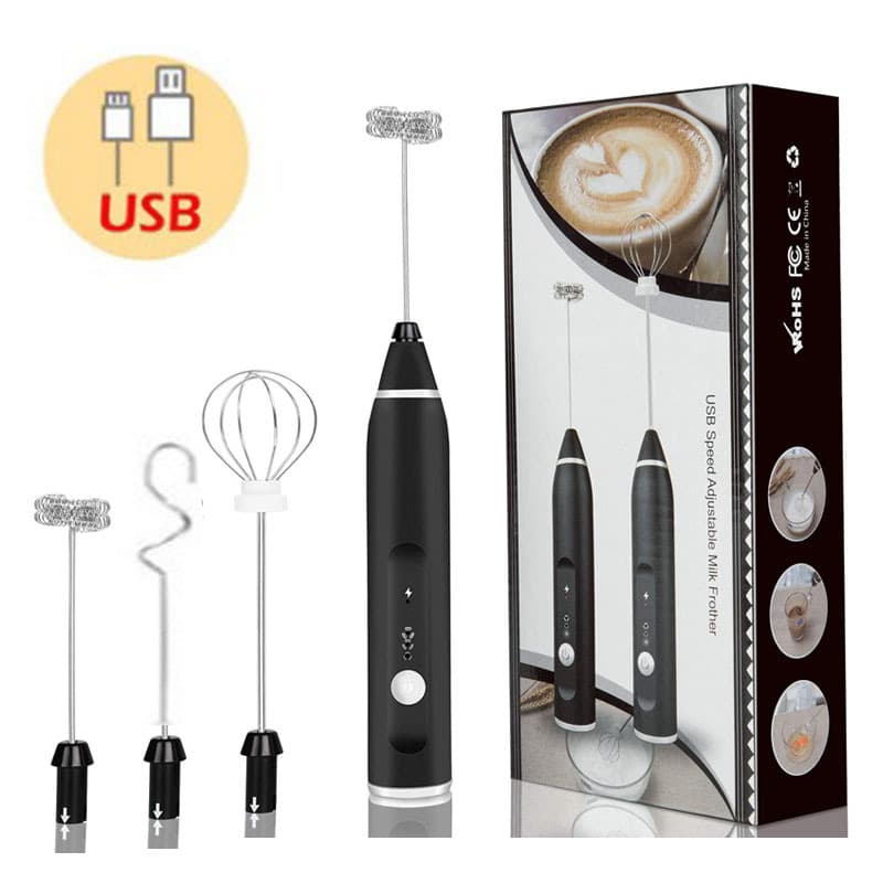 304 stainless steel handheld electric milk frother egg beater automatic paint mixer electric milk powder maker