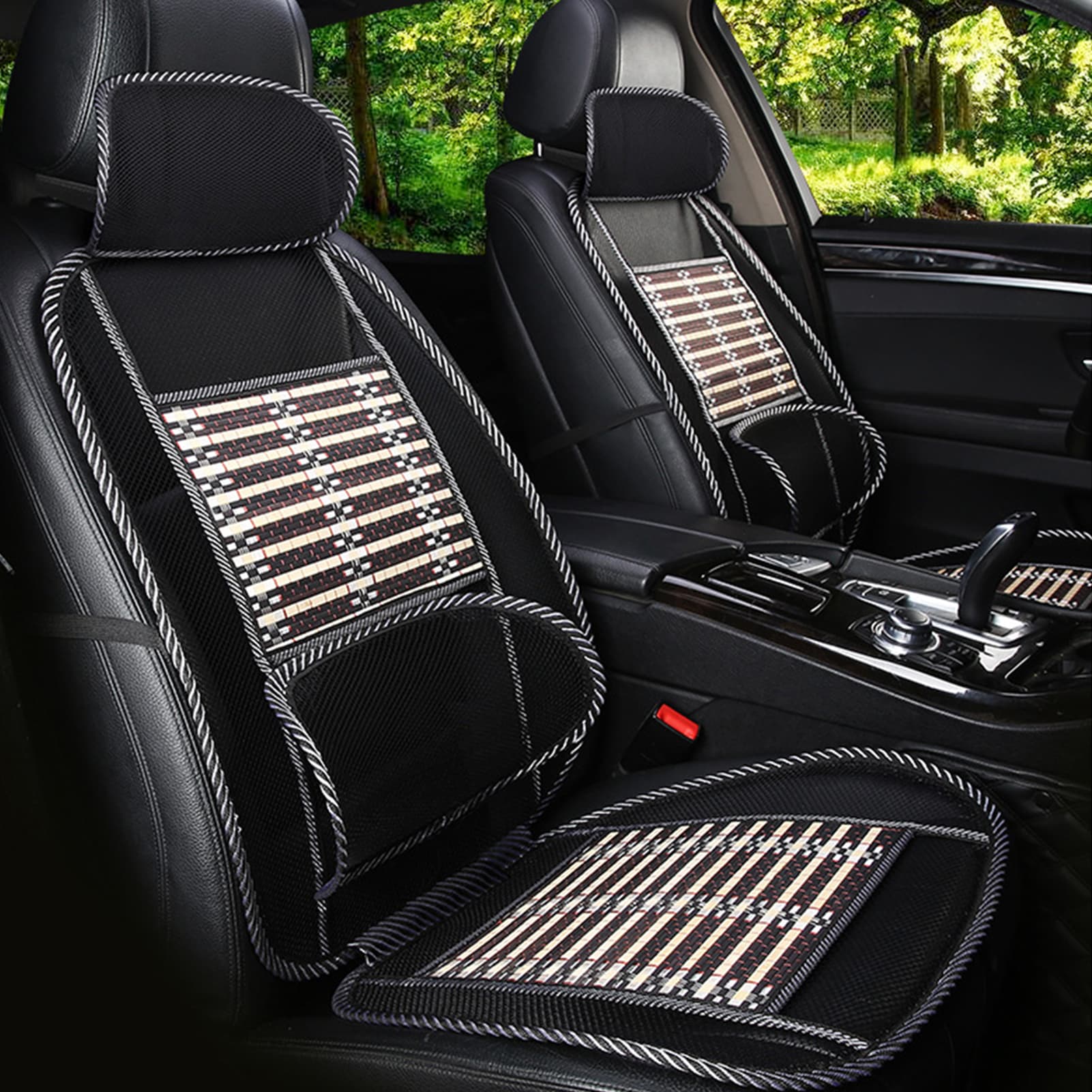 Car Cushion Breathable Wear Resistant 2 Styles Universal Summer Car Seat Cover for Auto