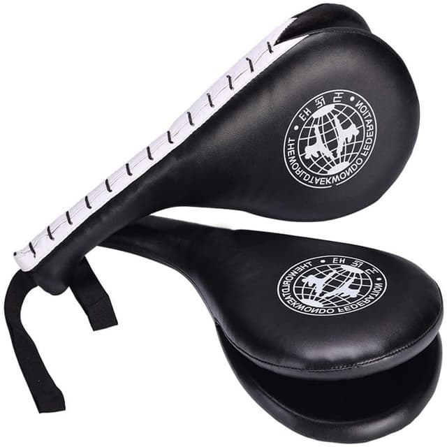 Kids Leather Kick Pad, Safe Hitting Target For Karate, Boxing & Taekwondo Training