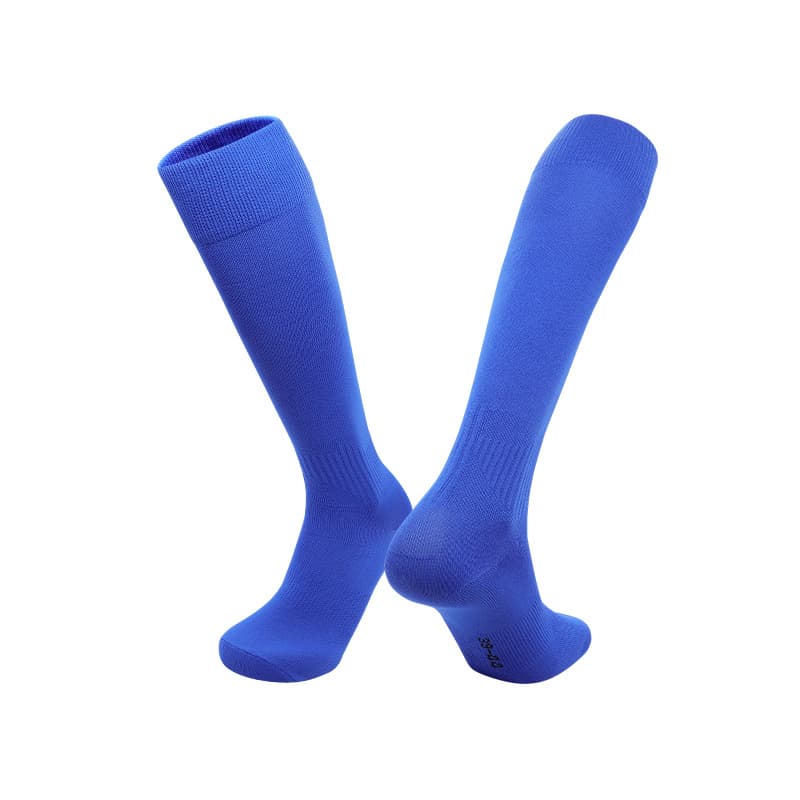 Men's Socks Thin Breathable Football Socks White Long Socks Solid Color Over The Knee Adult Children's Sports Socks Sweat Absorbent