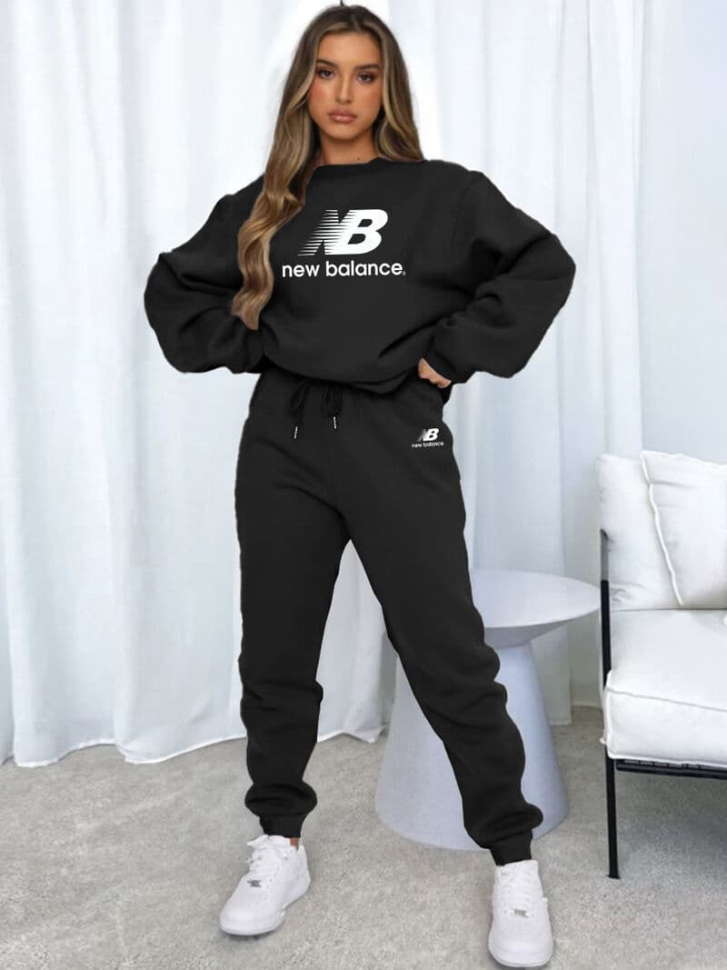 Ensemble sweat à capuche et manches longues pour femme, nouveauté automne-hiver, tendance et amusant