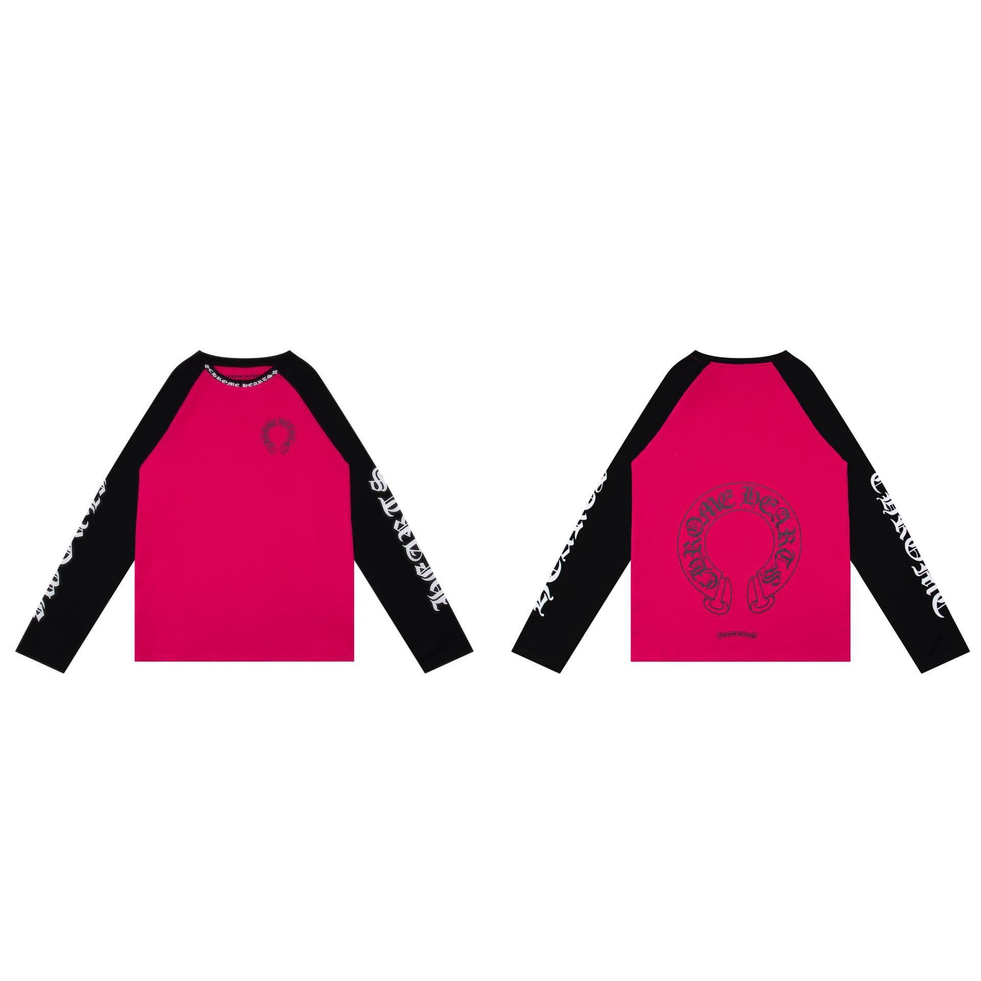 Collection de t-shirts à manches longues unisexes en pur coton double fil de haute qualité Chrome Heart