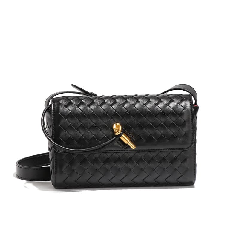KOOSSOASIS Women's Bags: Niche Style Woven Shoulder Bag, Trendy, Simple, Elegant Crossbody Bag, Fashionable Retro Small Square Bag