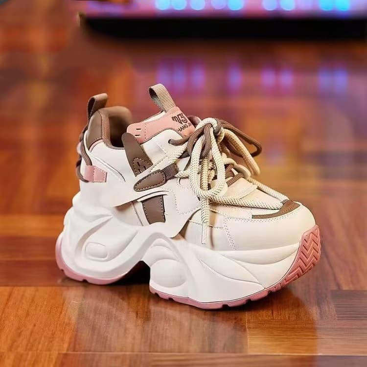 Inside Increase Sports Shoes Women's New Spring Daddy Shoes Super Hot Small Women's Shoes