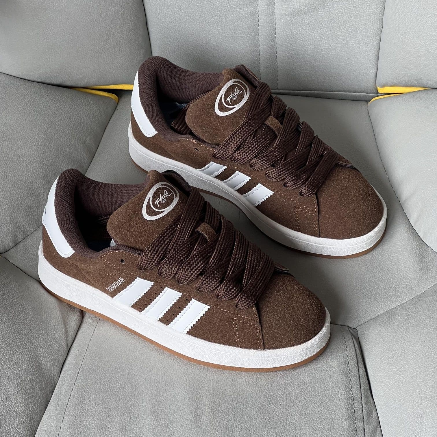 Origin Campus Chaussures basses en cuir antidérapantes, résistantes à l'usure, légères et rétro, confortables et polyvalentes