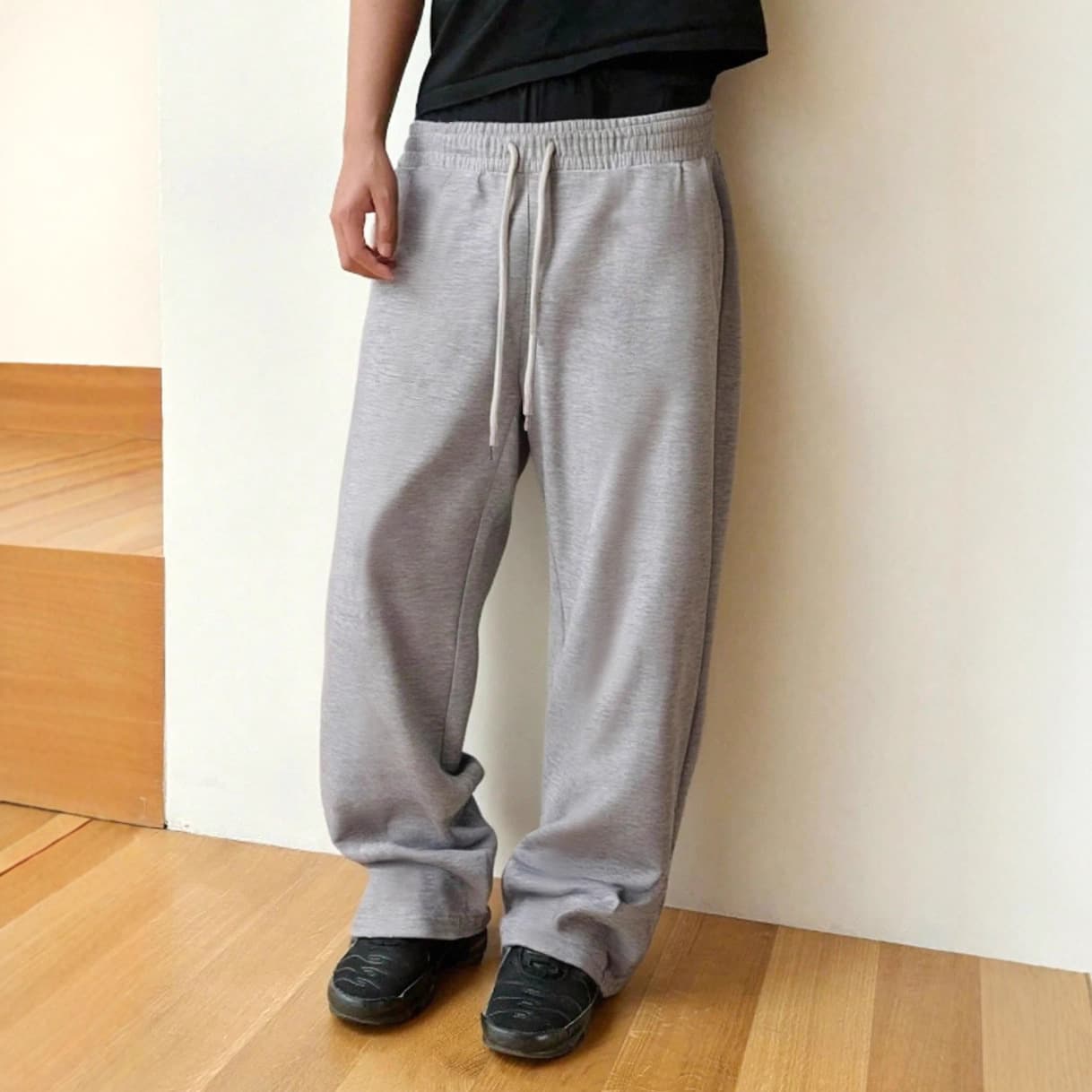 Men's Fleece-Lined Jogger Pants - Thickened Winter Sweatpants With Stretch (Light Gray, Dark Gray, Black) - Relaxed Fit, Mid-Rise, S-Xxl