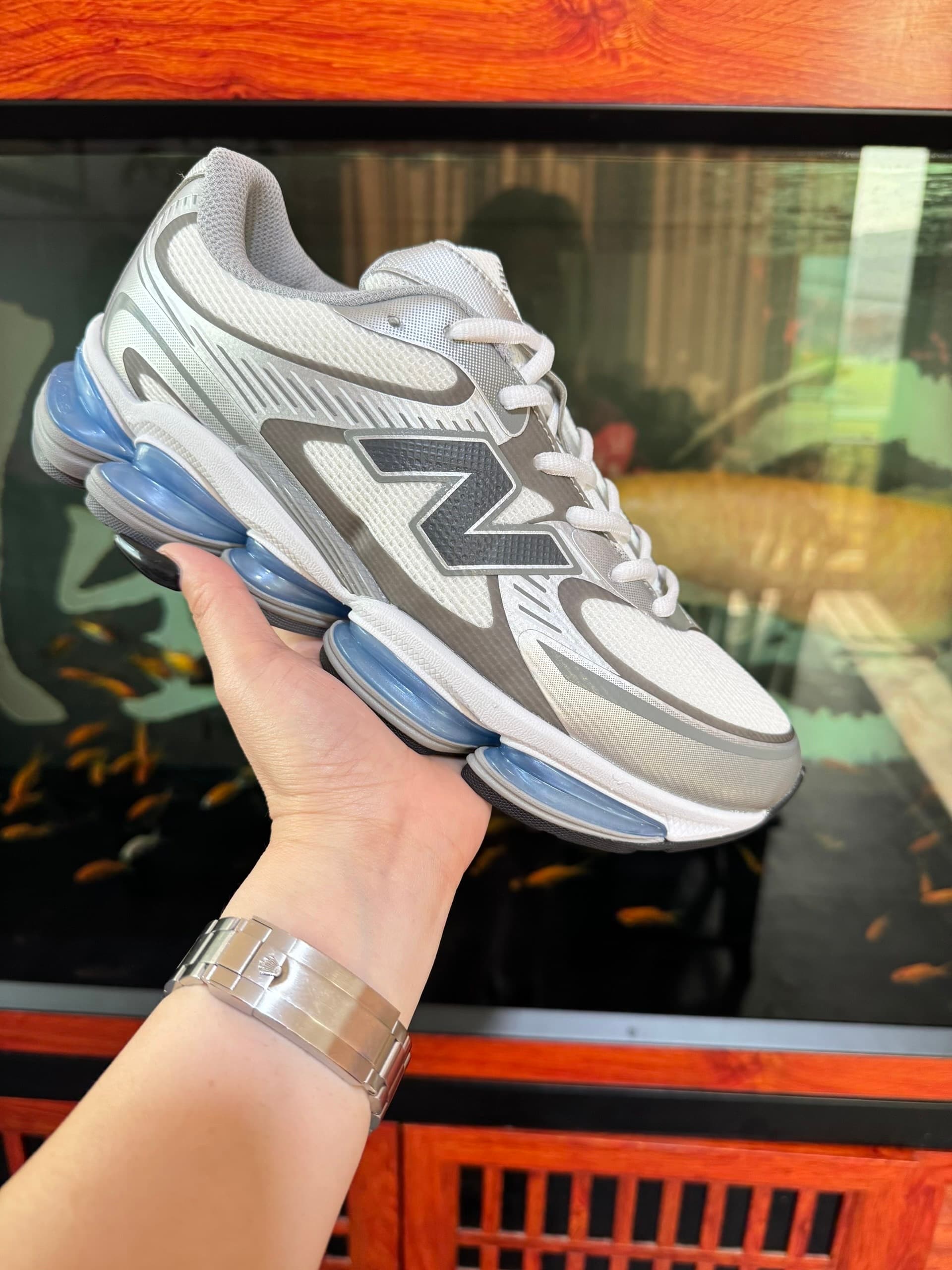 Chaussures New Balance NB2000 pour hommes, légères et décontractées, style « dad shoes », semelle épaisse rehaussante, mesh respirant, baske