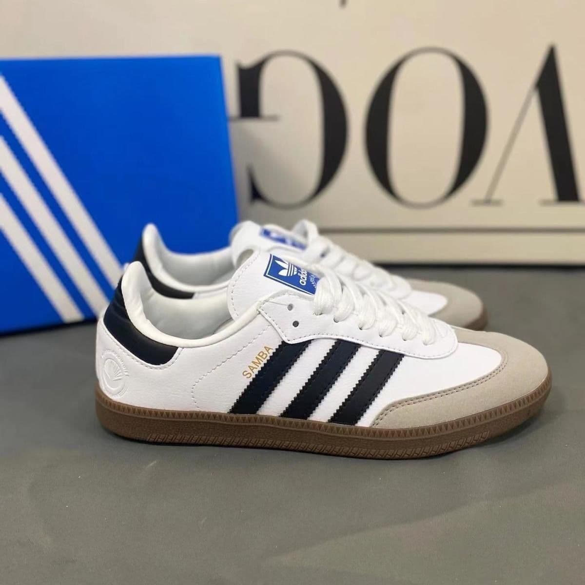 Chaussures de skate basses Pure Original Training Samba OG Clover, polyvalentes et respirantes, pour couples