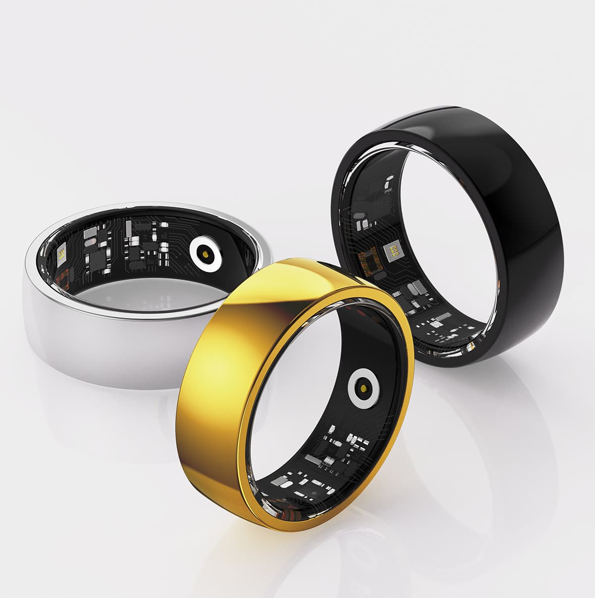 R09M Smart Ring - Blood Oxygen & Heart Rate Monitor With Sleep Tracking, Step Counter, And Remote Camera Control For Health & Fitness