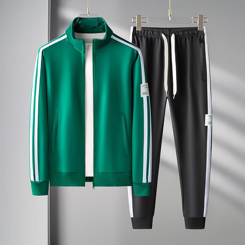 Vêtements pour hommes Pull de sport décontracté pour hommes Pantalon cardigan à fermeture éclair Ensemble deux pièces Nouveau produit
