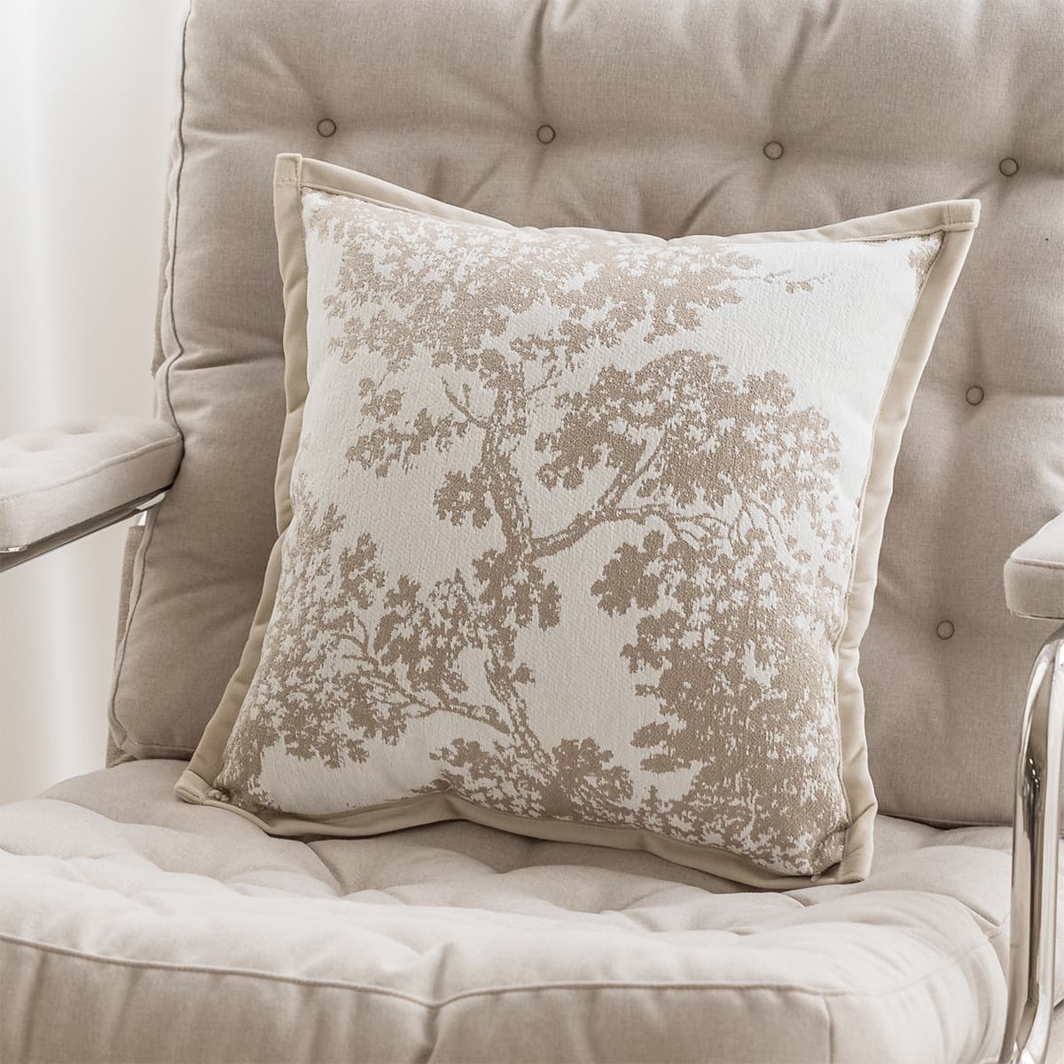 Home Garden Cream Sofa Cushions Living Room Model Room Waist Pillow Bed Back Houndstooth Pillowcase
