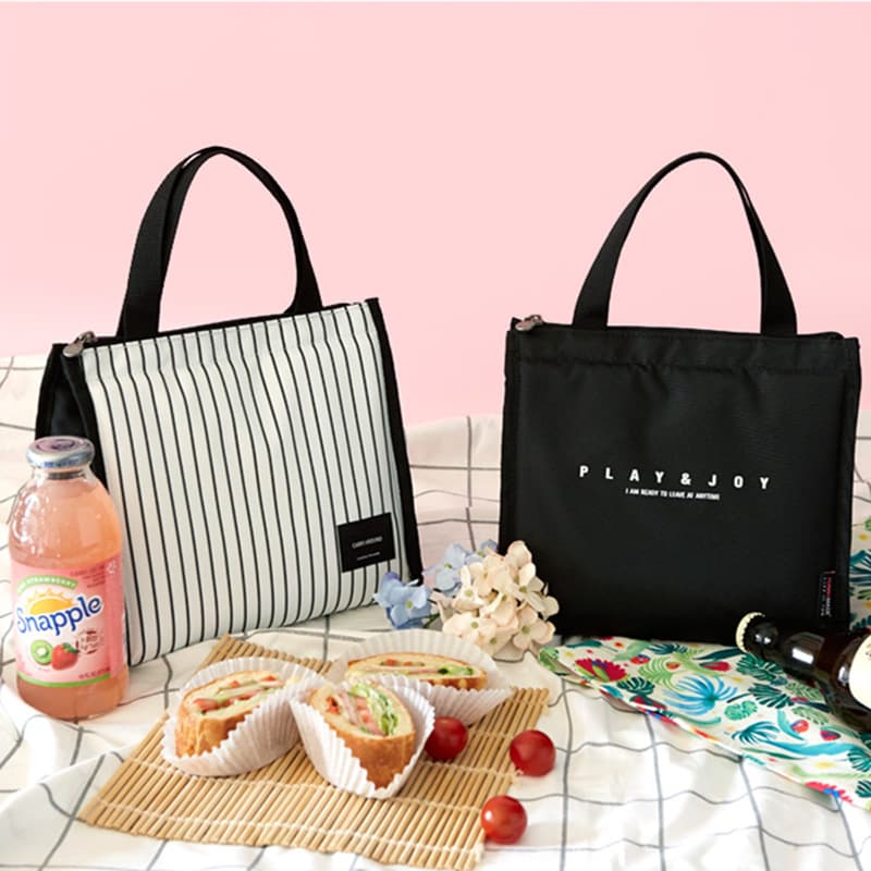 Lunch Bags New Fashion Daily Lunch Bag Picnic Bag Portable Bento Bag Lunch Box Bag Ice Bag Wholesale