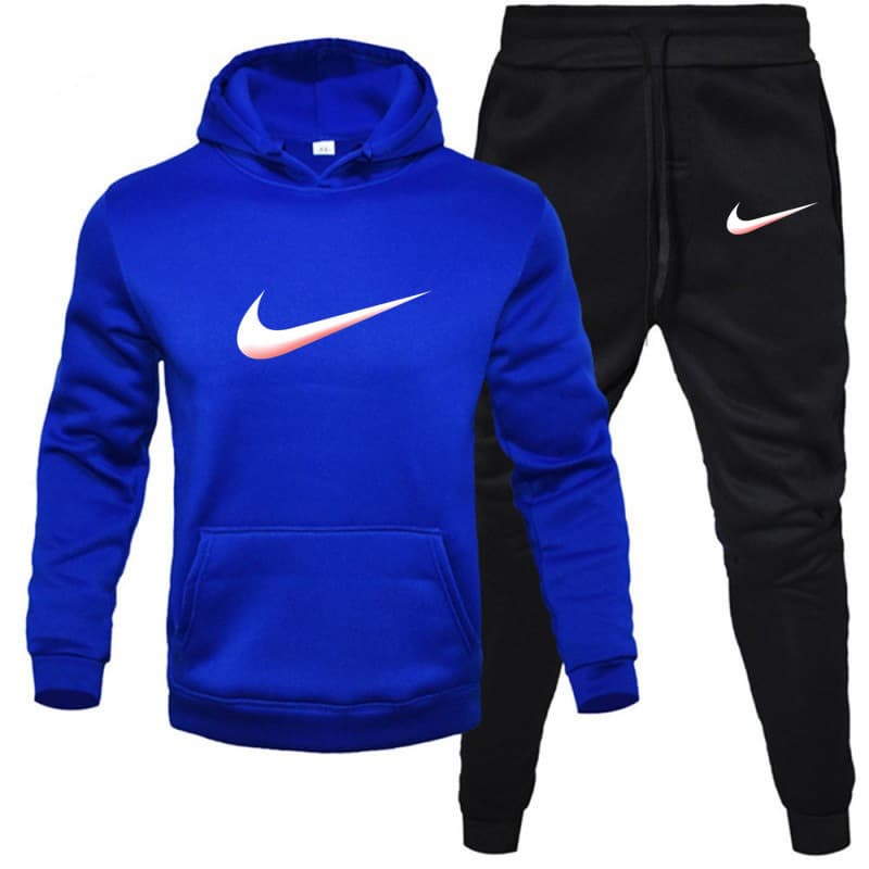 Ensemble de sport décontracté confortable imprimé de marque tendance 20214 automne et hiver nouveau sweat-shirt à capuche ample et pantalon.
