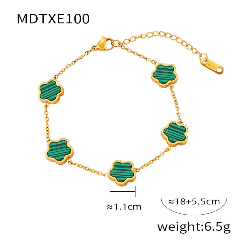 Parure de bijoux pour femme, style médiéval, bijoux géométriques de niche incrustés de pierres blanches Besson unilatérales en forme de fleur,