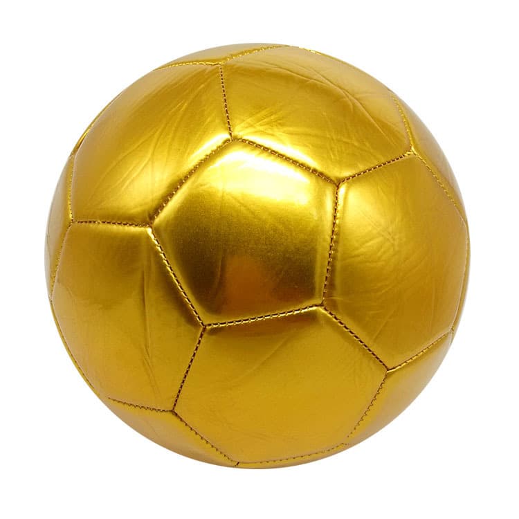 Premium 5-Size Soccer Ball - High-Quality Machine-Stitched PVC Football - Golden & Silver Options - No Logo - Bulk & Custom Orders Available