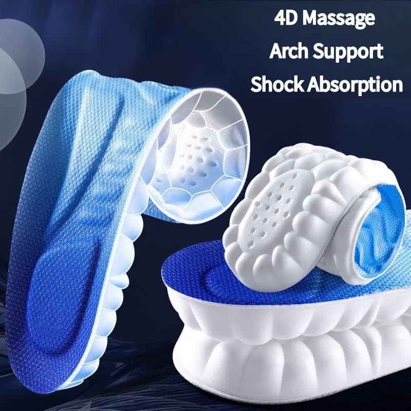 New Massage Insole Plantar Fasciitis Insoles For Feet Arch Support Orthopedic Inserts Sports Shock Absorption Non Slip