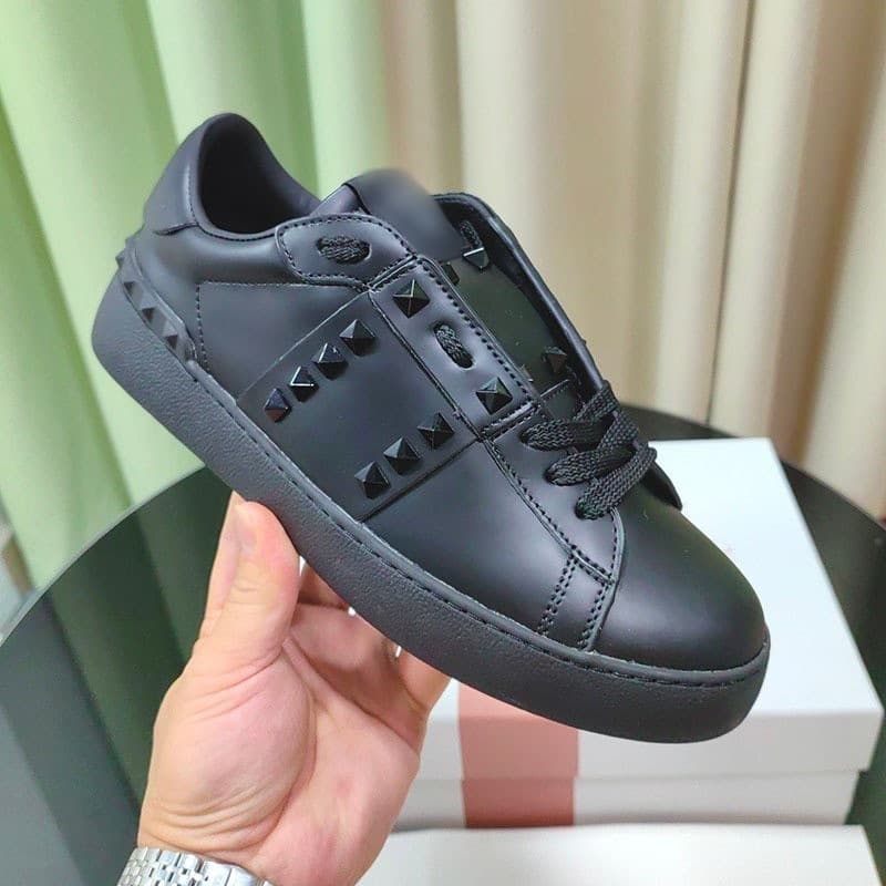 Chaussures de couple à lacets en cuir blanc pour hommes et femmes, nouvelle collection 2024