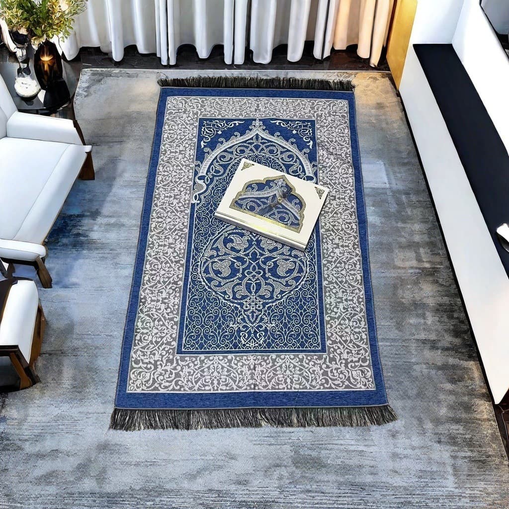 Home Textile Prayer Mat Gift Box Set Of Three Carpet Floor Mats Rosary Beads Travel Essentials