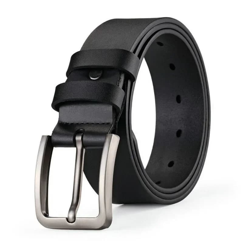 HOT New Business Leisure Men's Alloy Square Pin Buckle Male Famous Brand Designer PU Leather Jeans Belts for Men