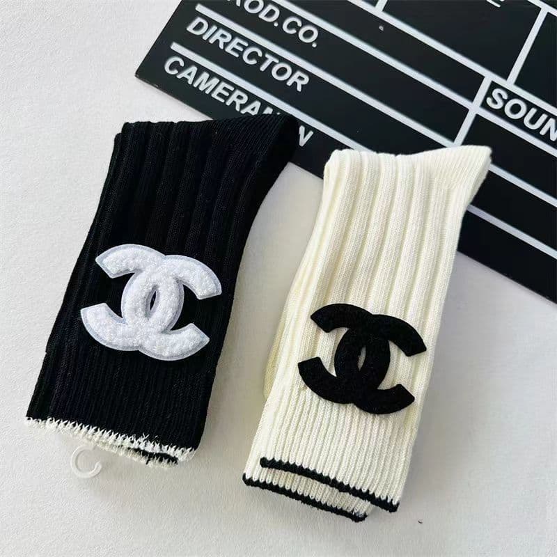 Chaussettes hautes en tricot rouge pour célébrités d'Internet, longues et élégantes, style macaron polyvalent, parfumées, pour l'hiver