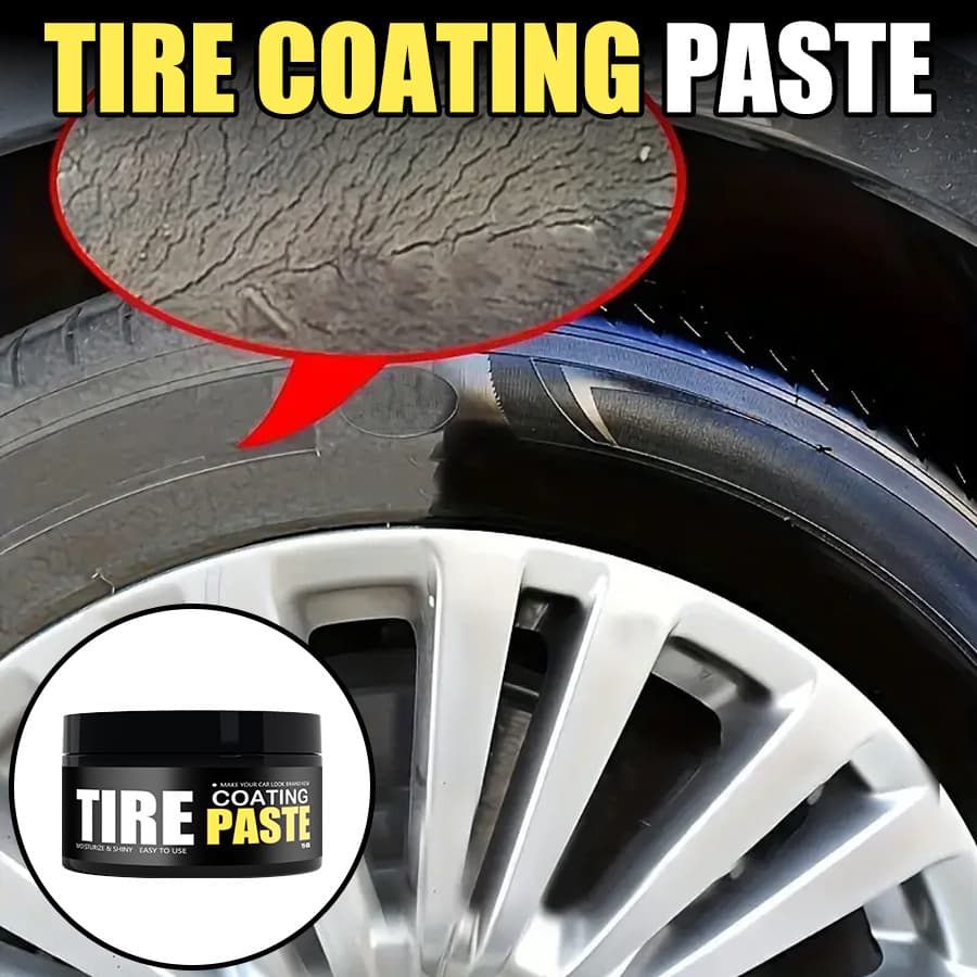 Ryekew Car Maintenance Polishing Stain Removal Renewal Blackening Brightening Water Repellent Tire Coating Cream