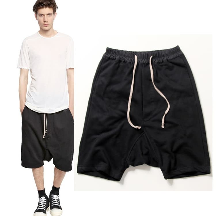 pulse Pulse Men's European And American Style Loose Fit Sports Shorts With Wide Crotch, Plus Size Harem Summer Five-Point Shorts,