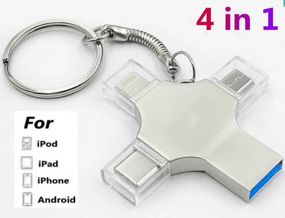 Mobile Phone 4-in-1 Compatible With Android OTG Cross-Border E-commerce USB Flash Drive 1TB 2TB
