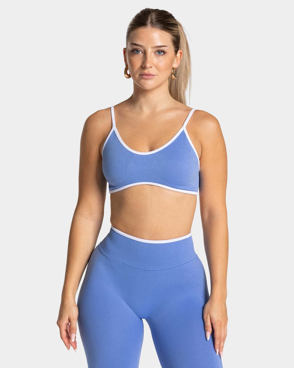 Ensemble débardeur et short de yoga ajusté sans coutures à blocs de couleur - Un article très populaire