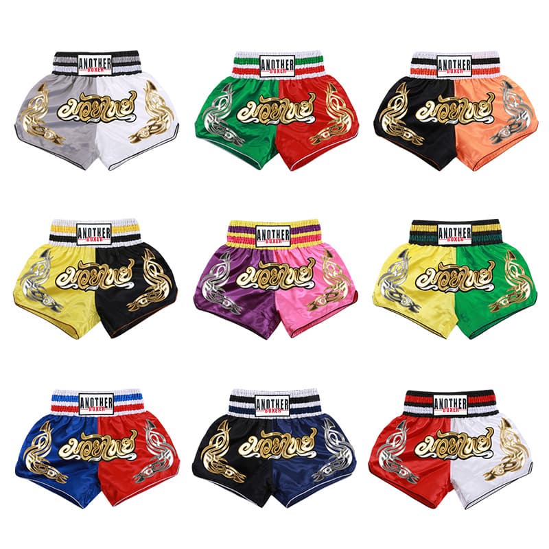 Fist Pants, Combat Pants, Muay Thai Shorts, Headshot, Boxing And Sanda Clothing, Training Combat Shorts, Men's And Women's Patchwork Style