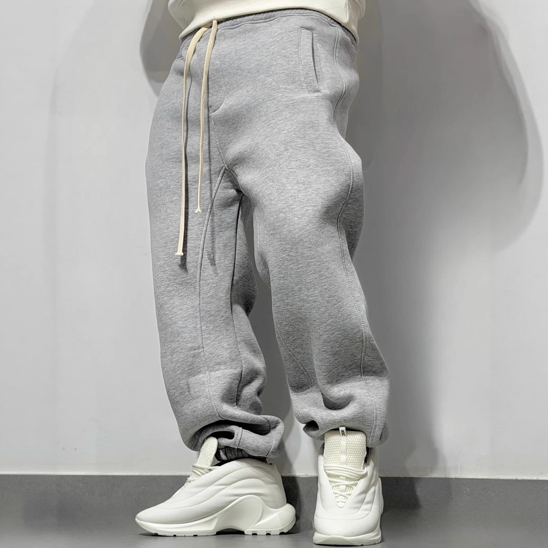 Men’s Heavyweight Fleece Joggers – Winter-Ready Cuffed Sweatpants (Black/Olive/Heather Grey, S-XXXL) | Anti-Pilling & Quick-Dry​