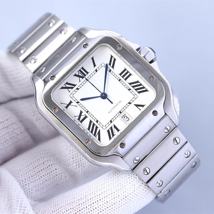 Sandus Watch Dumont Roman Series Fully Automatic Mechanical Emoji Lover Fashion Blue Balloon