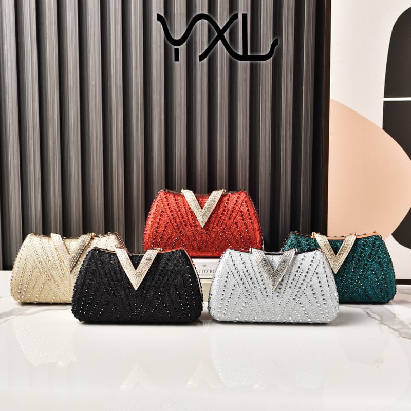 Rhinestone Evening Bag Diamond Studded Luxury Party Handbag For WomenFashion Accessory Hot Film Inspired Design