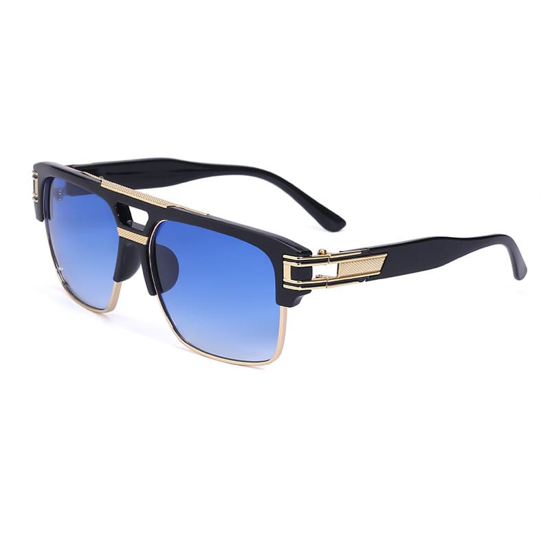 Sunglasses 1pc men's sunglasses driving European and American large frame sunglasses men's retro trend