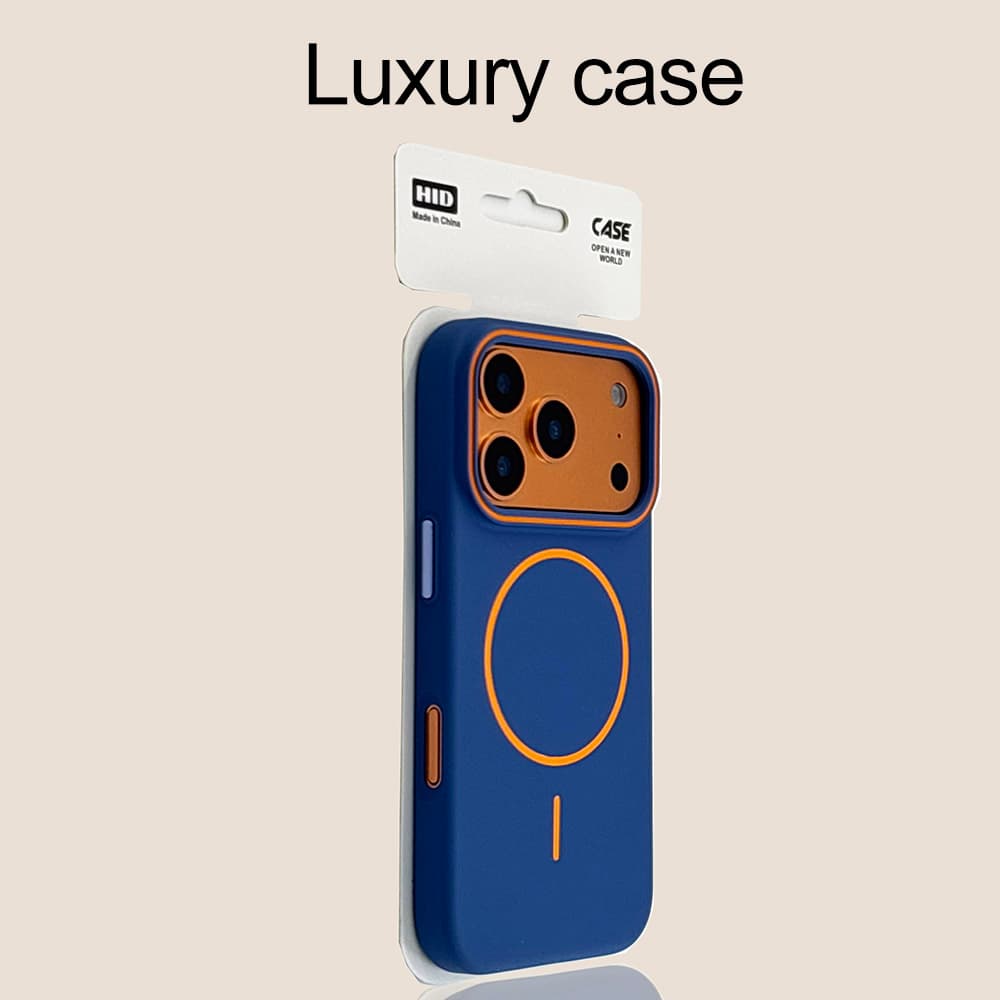 Luxury Matte Magnetic Phone Case For Iphone 14 16 12 15 13 Pro Max 17Pro 17 Air Wireless Charge Shockproof Cover