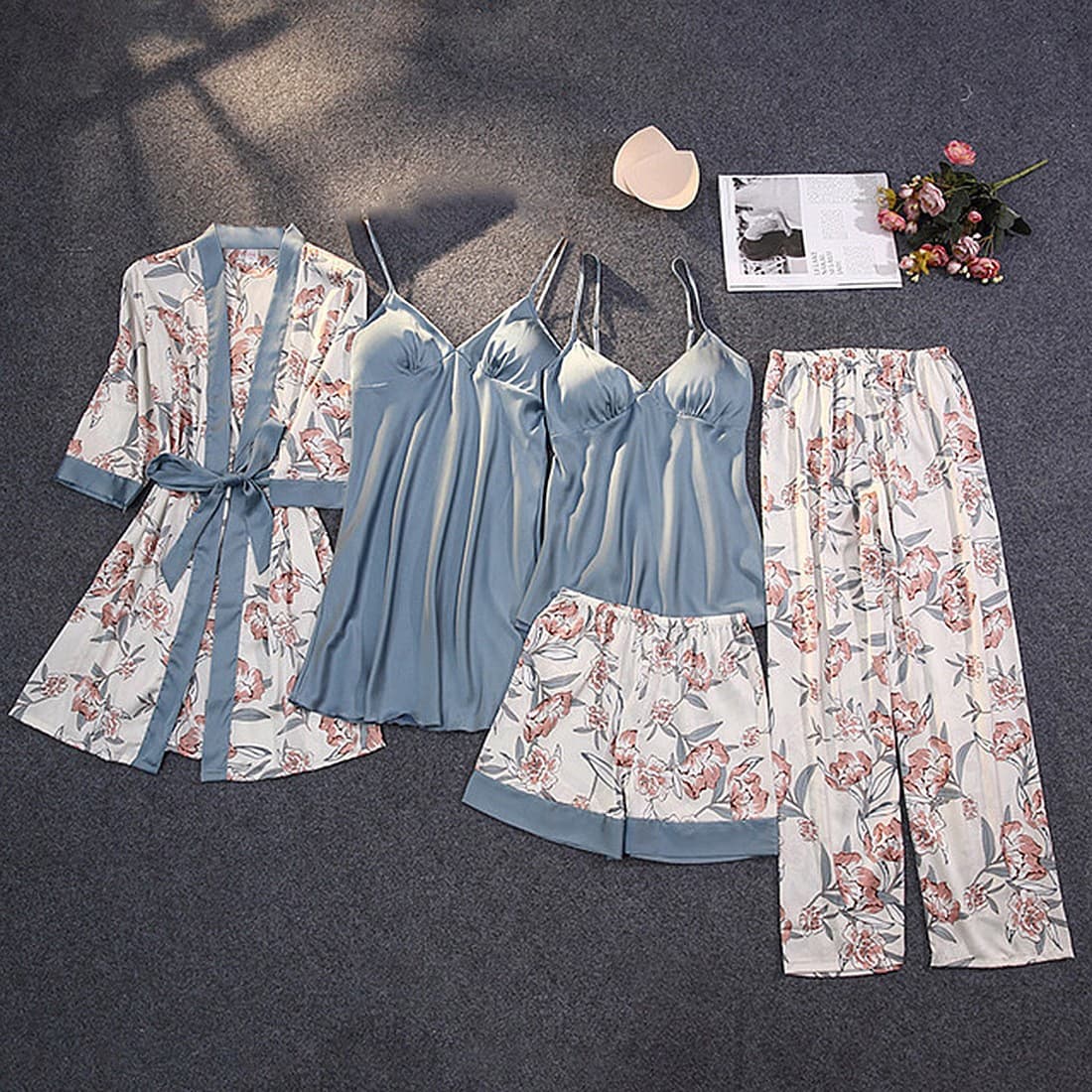 Underwear & Sleepwears Sexy Black Home Clothes Two Piece Set Fashionable And Comfortable Lace Pajamas Set
