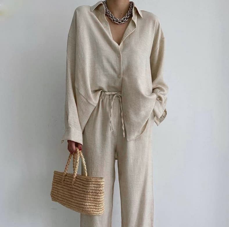 Women's Clothing temperament commuting loose shirt fashion casual suit