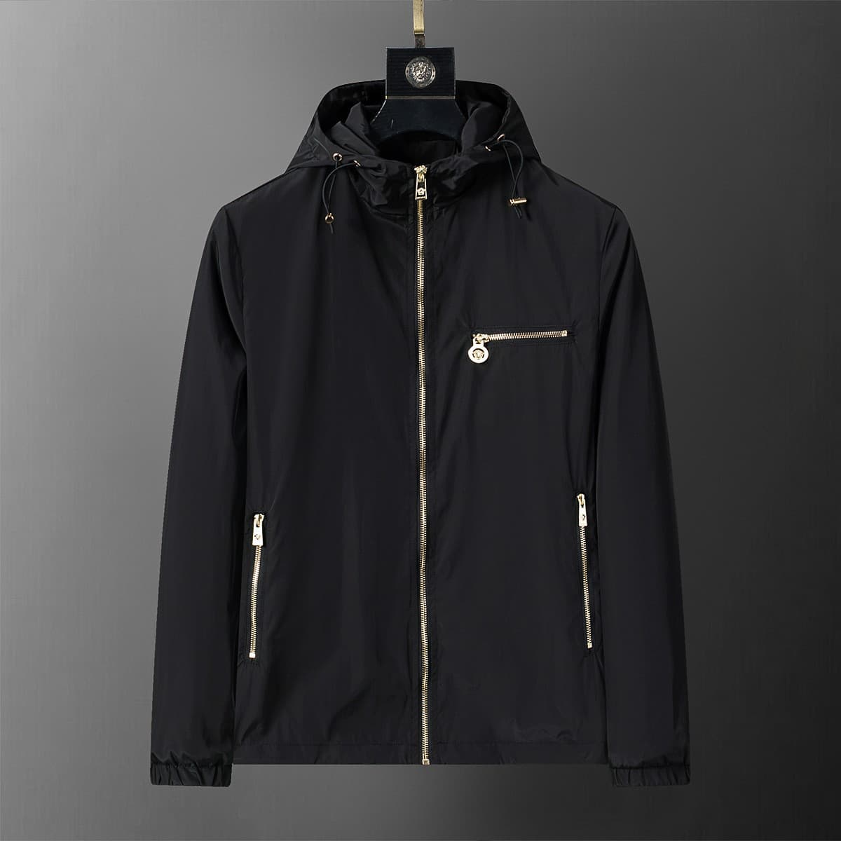 Veste à capuche unisexe automne-hiver de haute qualité, style trench-coat, taille asiatique.