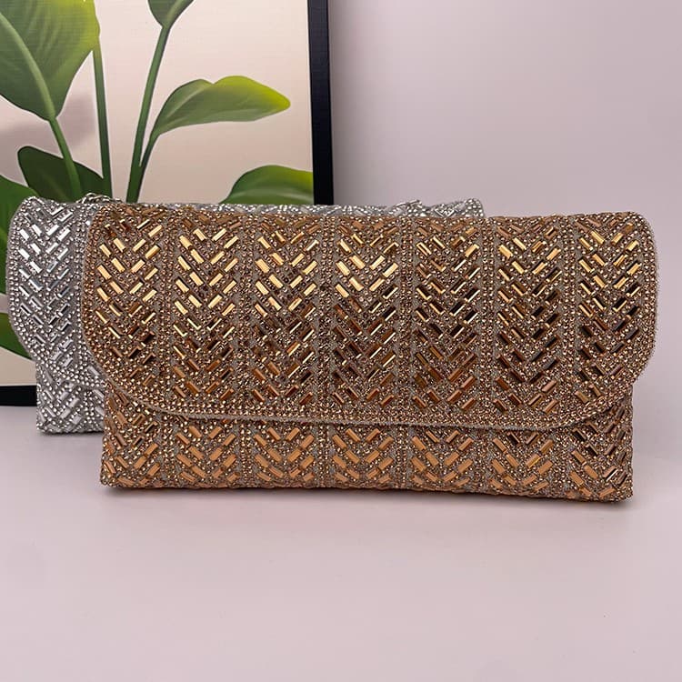 Fashion Party Dress Rhinestone Wedding Clutch Evening Shoulder Bag