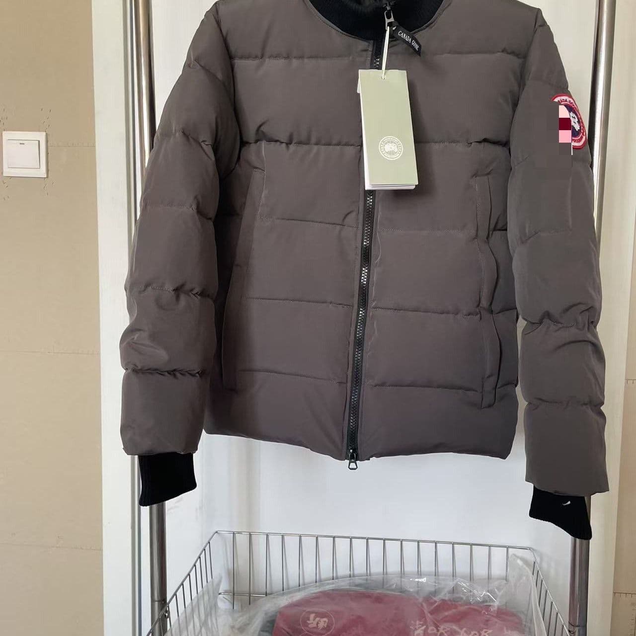 Canada Goose 2025 - Veste matelassée en coton pour homme et femme - Manteau à capuche épais et chaud avec col en fourrure