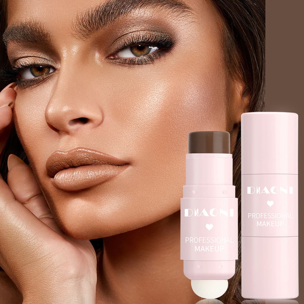 Bronzers & Highlighters Double Headed Contour Concealer Stick 2 In 1 Waterproof And Sweat Proof Easy To Color Brightens Skin Tone Contour Concealer