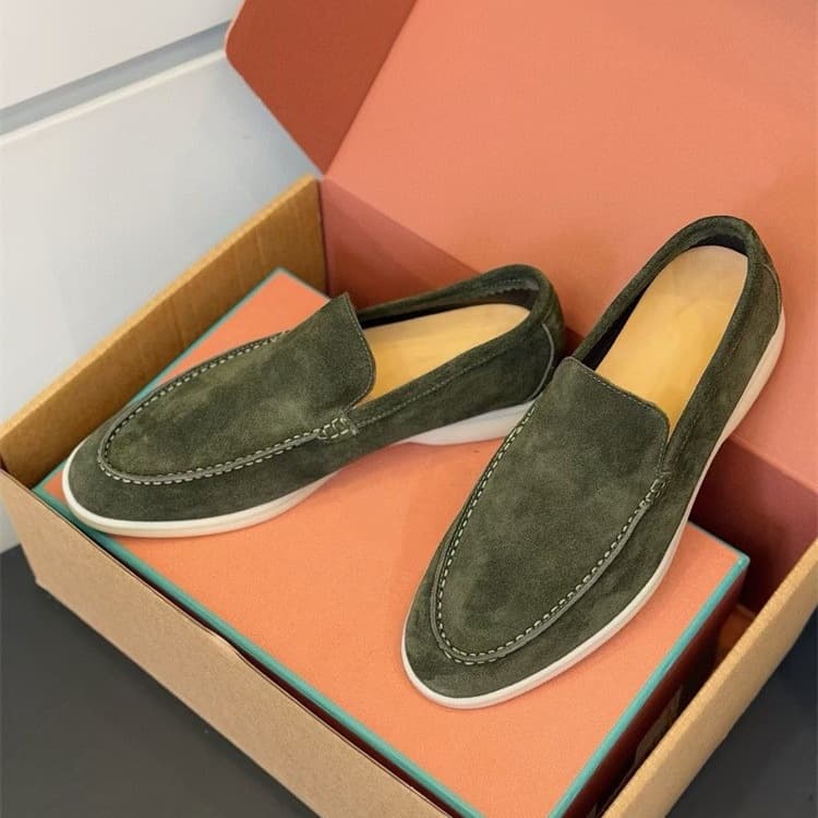 Chaussures en stock chez Whaleup ! Mocassins LP originaux Y Foreign Trade, chaussures plates décontractées en daim pour hommes !