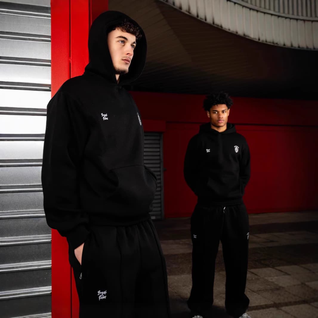 Men's Clothing New Fashion Brand Fashion Street Style Personality Zipper Hooded Jacket Casual Suit