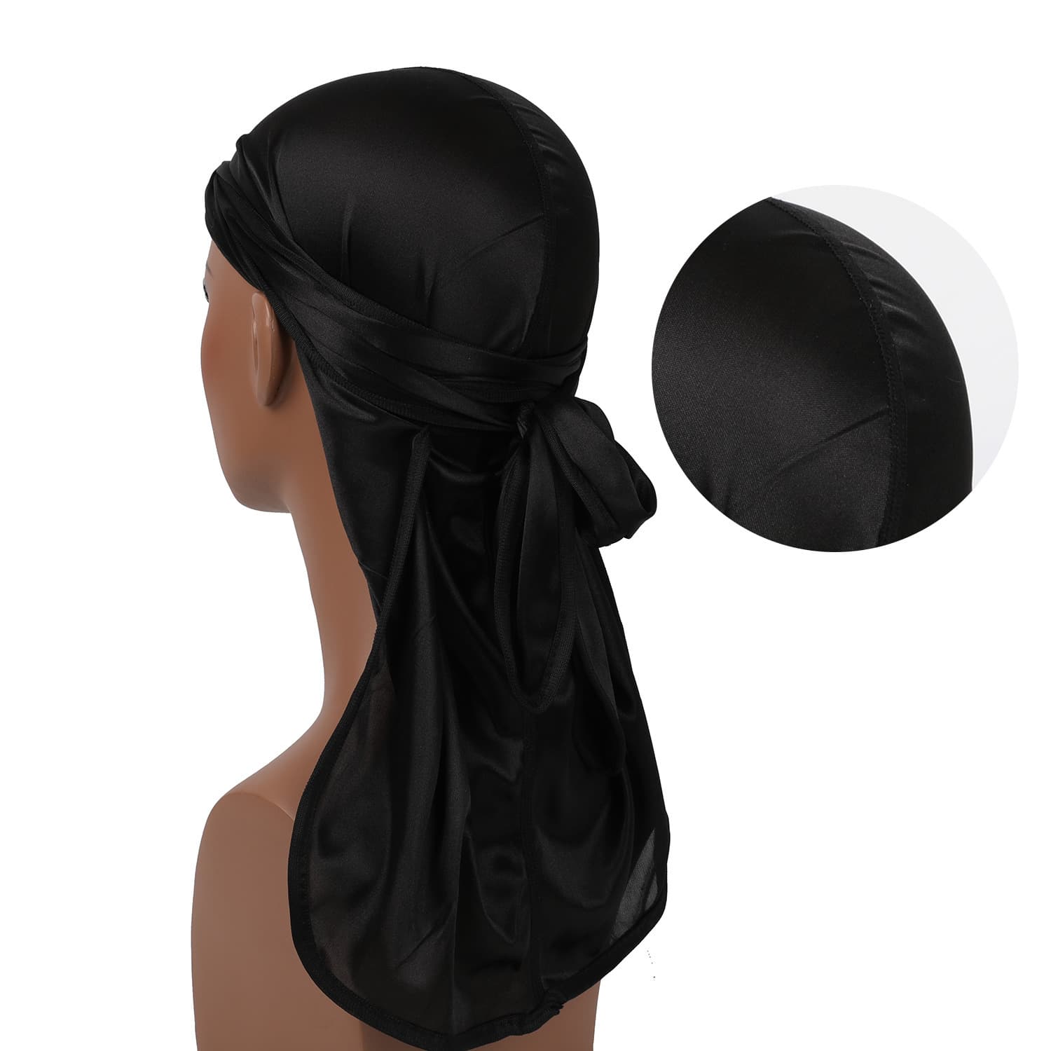 Breathable Silk Durag Headwrap - Seamless Pirate Cap With Elastic Band For Men & Women - Summer Sun Protection & Style Accessory