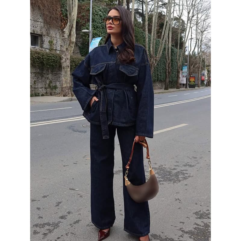 Women's Clothing Popular Fashion Casual Retro And Versatile Suit